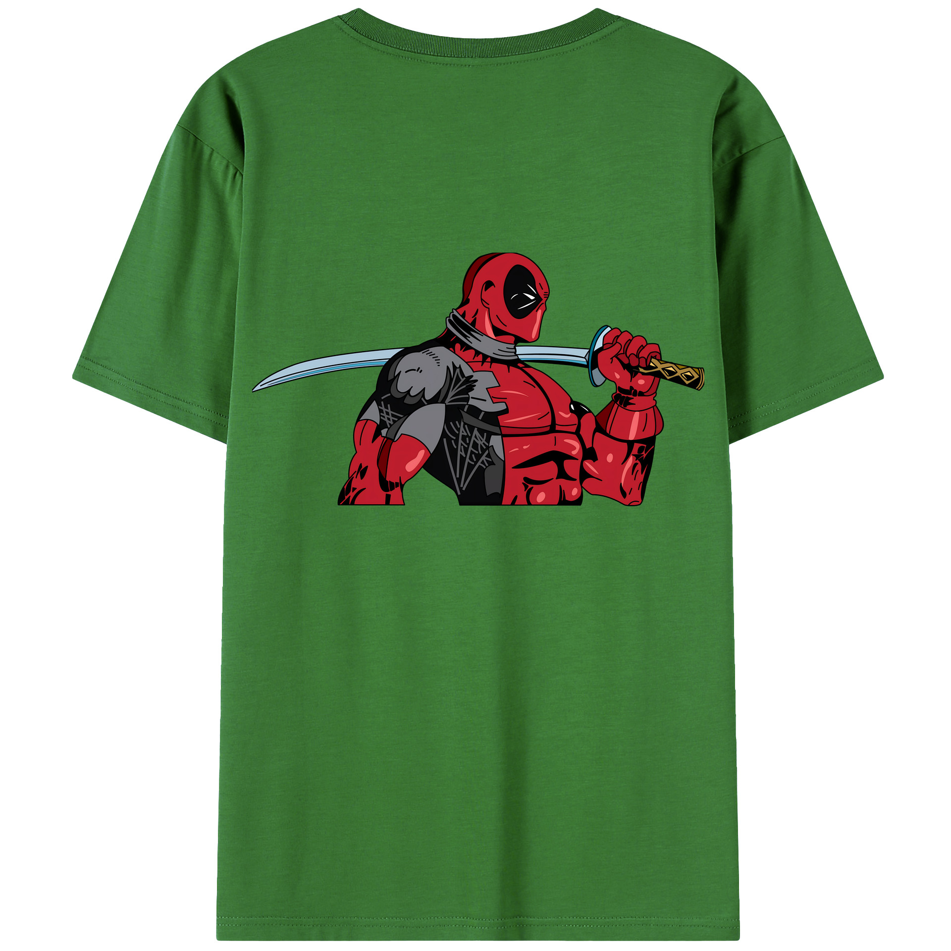 （画像用） Deadpool デッドプール レディース半袖Tシャツ(バックプリント)
